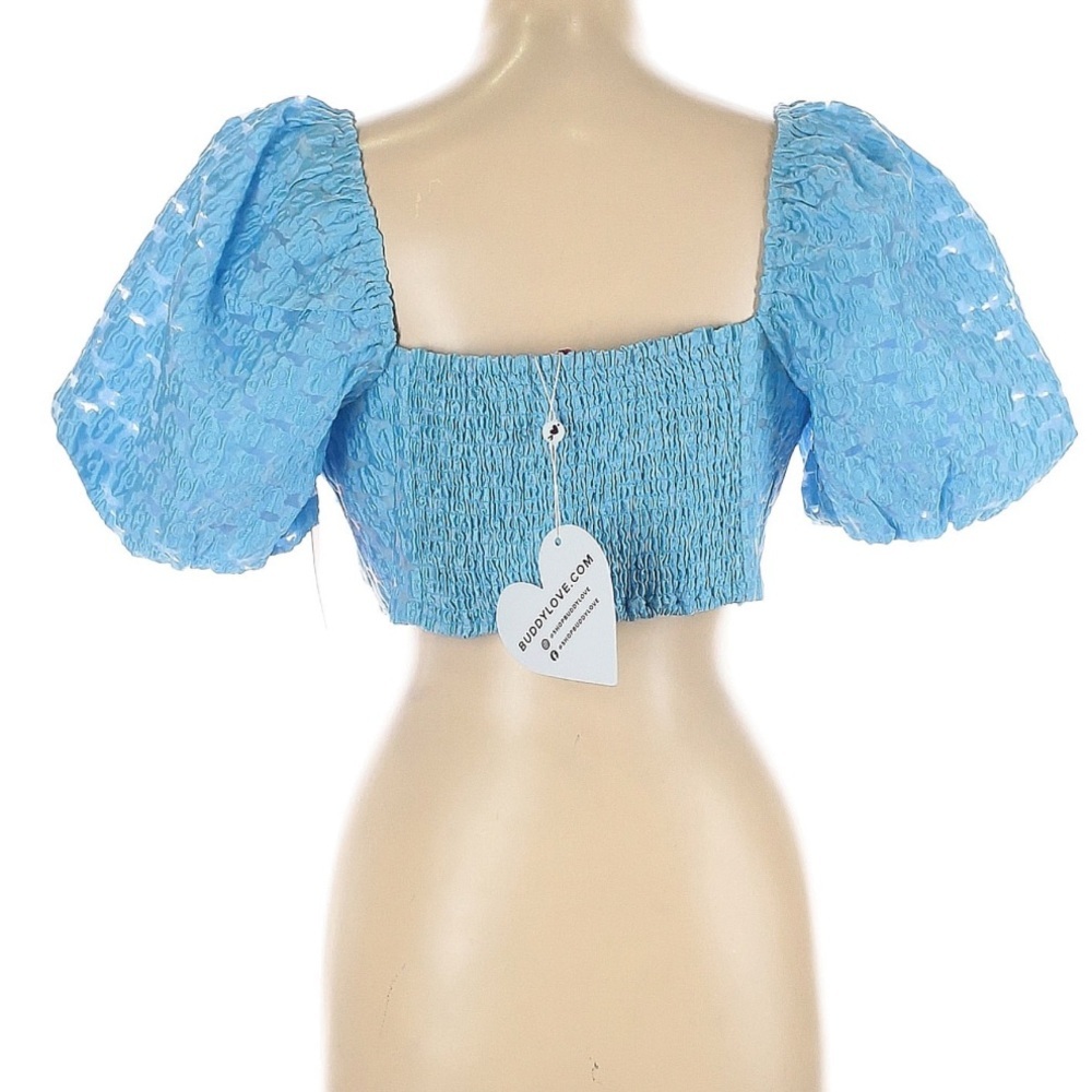 Buddy Love Hyacinth Blue Cutie Crop & Skirt Set Women’s Large - Picture 5 of 9